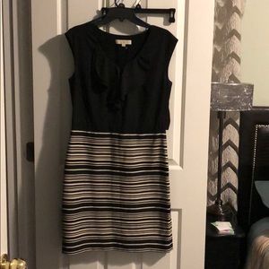 Black loft dress size 8